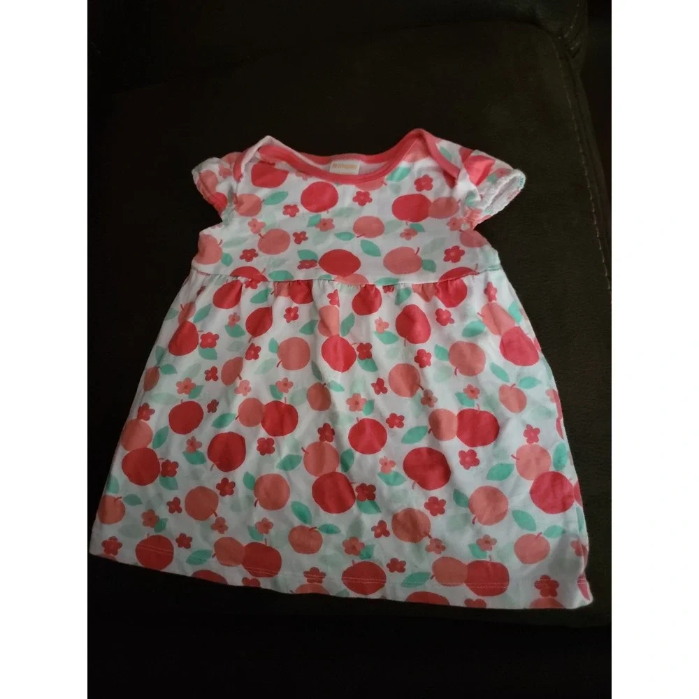 Gymboree outlet layette line spring peach dress 6 12 months leggings 12 18 month
